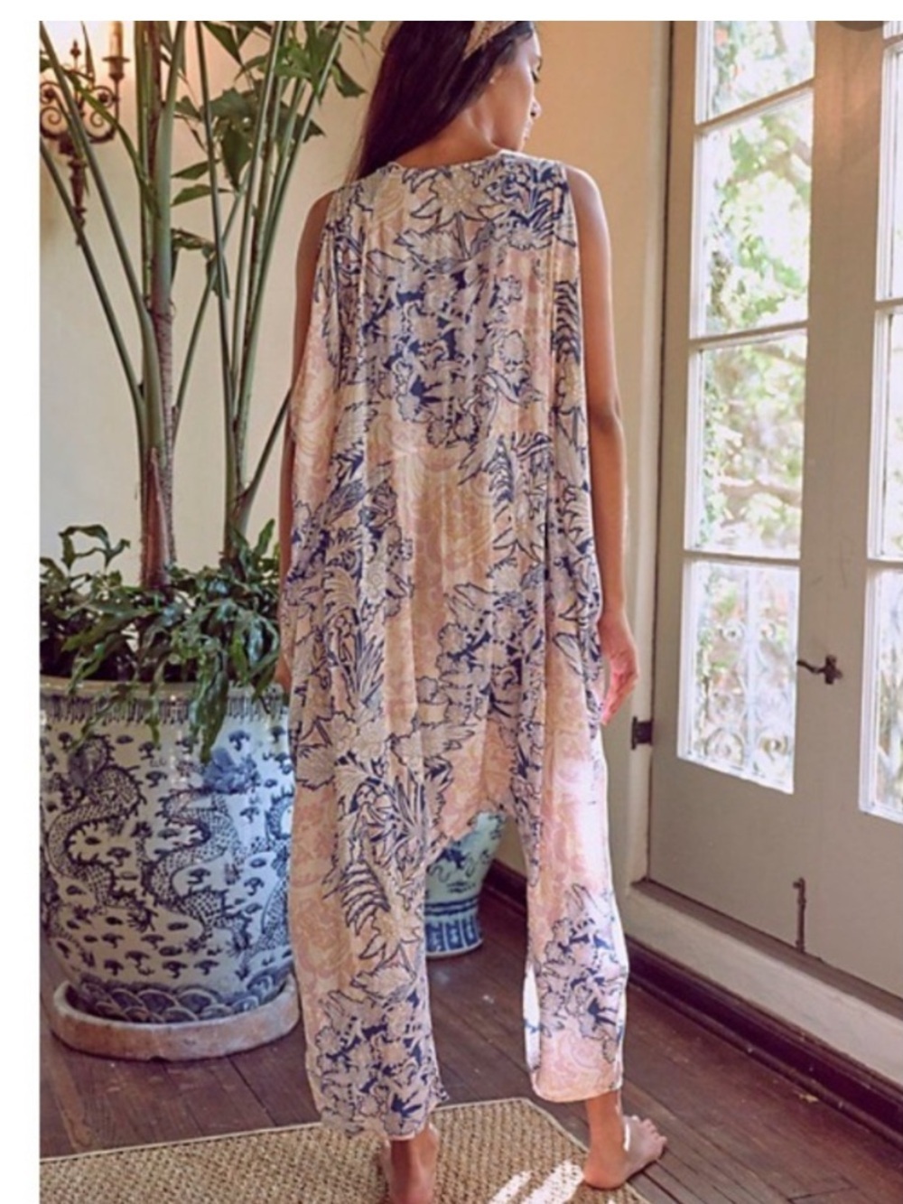 Free People Eazzzy Paisley Printed Romper size Small - Picture 3 of 10